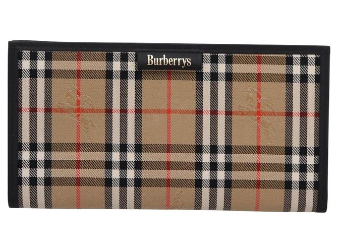 Burberrys Nova Check Planner Canvas Beige Auth BA15694 - view 2