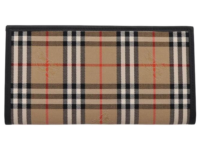 Burberrys Nova Check Planner Canvas Beige Auth BA15694 - view 3
