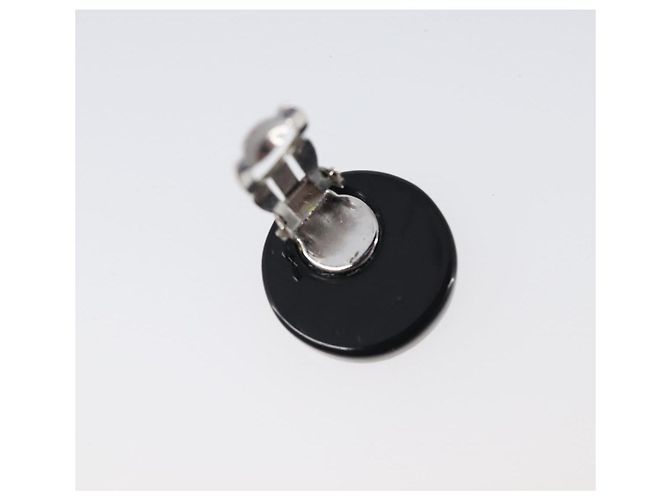 CHANEL Ohrringe aus Kunststoff Schwarz CC Auth 200741V - Ansicht 10