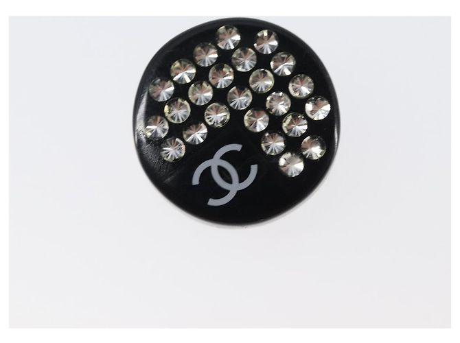 CHANEL Ohrringe aus Kunststoff Schwarz CC Auth 200741V - Ansicht 7