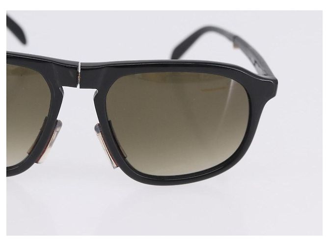 Occhiali da sole Christian Dior MIUMIU PRADA Plastica Set da 3 Nero Argento Auth BA15439 Beige - vista 21