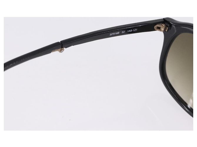 Occhiali da sole Christian Dior MIUMIU PRADA Plastica Set da 3 Nero Argento Auth BA15439 Beige - vista 25