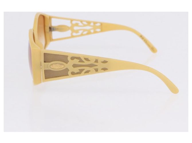 Occhiali da sole Christian Dior MIUMIU PRADA Plastica Set da 3 Nero Argento Auth BA15439 Beige - vista 6