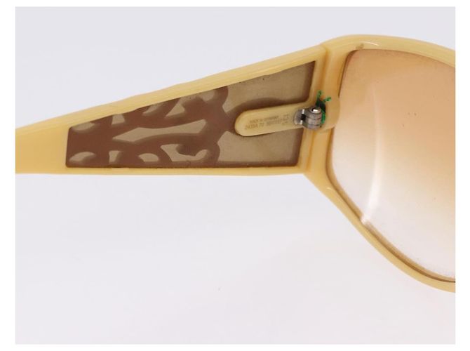 Occhiali da sole Christian Dior MIUMIU PRADA Plastica Set da 3 Nero Argento Auth BA15439 Beige - vista 8