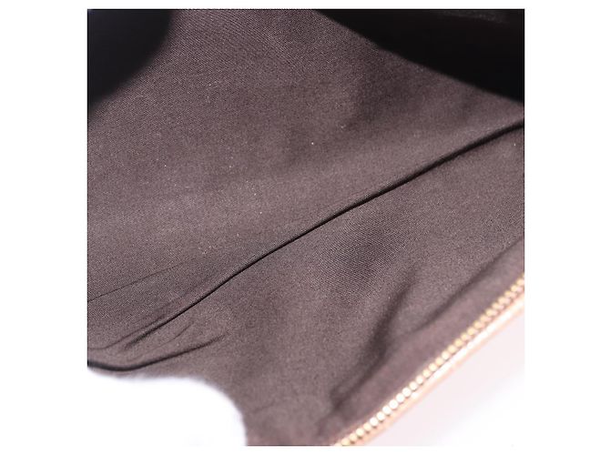 Borsa Clutch Miu Miu Pelle Beige Oro Auth 203407A D'oro - vista 11