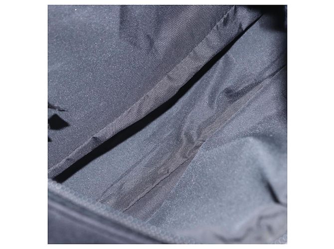Miu Miu Schultertasche Nylon Black Silver Auth mr2866A Schwarz Silber - Ansicht 11