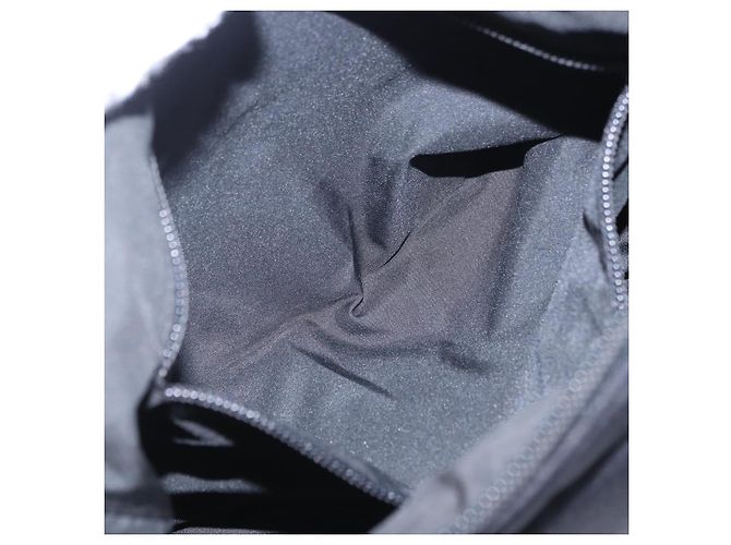 Miu Miu Schultertasche Nylon Black Silver Auth mr2866A Schwarz Silber - Ansicht 23