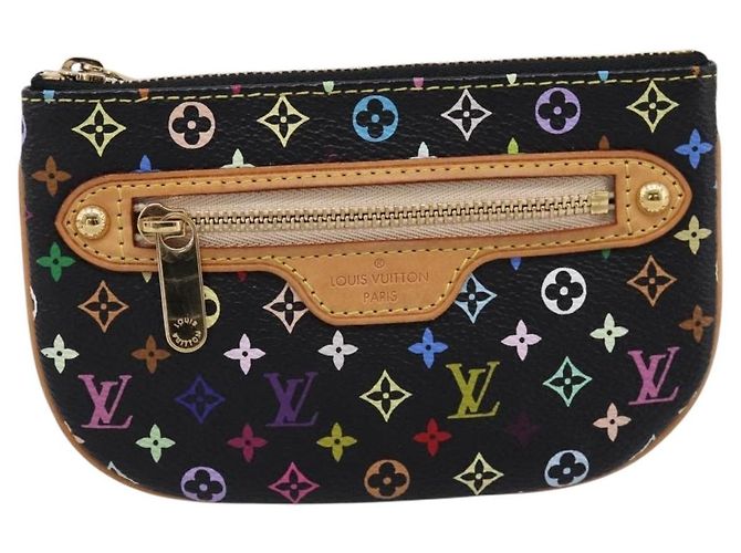 LOUIS VUITTON Monogram Multicolor Pochette MM Purse Black M60031 LV Auth 202597V Nero - vista 13