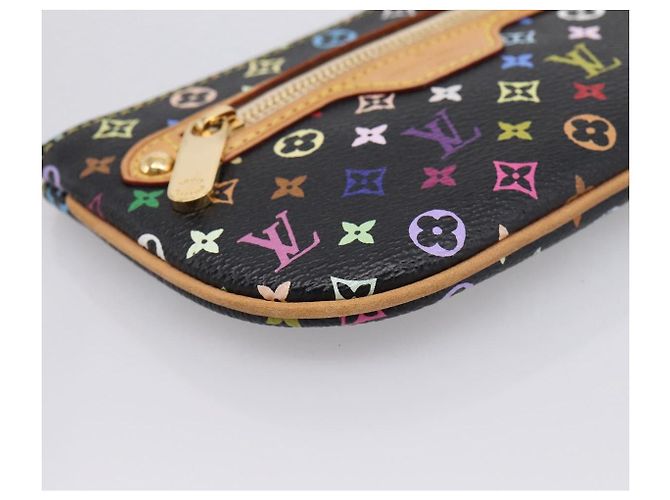 LOUIS VUITTON Monogram Multicolor Pochette MM Purse Black M60031 LV Auth 202597V Nero - vista 14