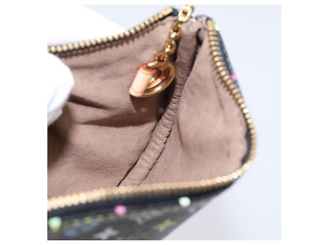 LOUIS VUITTON Monogram Multicolor Pochette MM Purse Black M60031 LV Auth 202597V Nero - vista 20