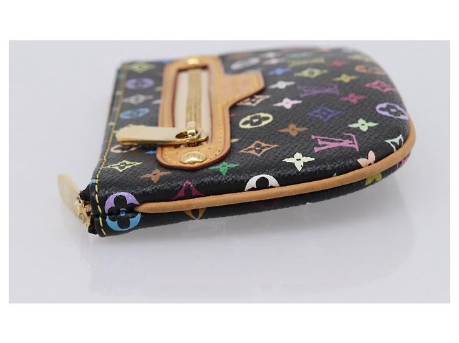LOUIS VUITTON Monogram Multicolor Pochette MM Purse Black M60031 LV Auth 202597V Nero - vista 3