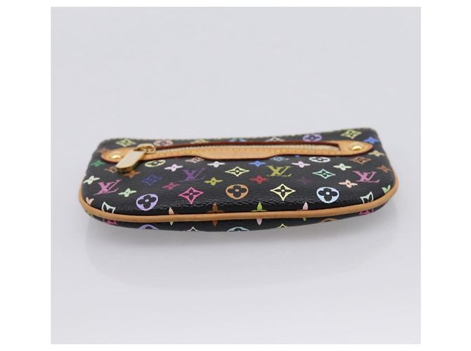 LOUIS VUITTON Monogram Multicolor Pochette MM Purse Black M60031 LV Auth 202597V Nero - vista 6