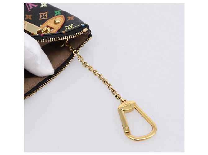 LOUIS VUITTON Monogram Multicolor Pochette MM Purse Black M60031 LV Auth 202597V Nero - vista 8