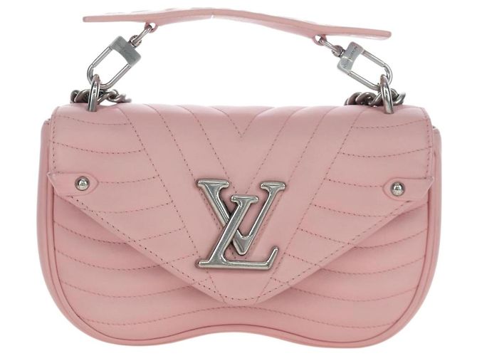 LOUIS VUITTON New Wave Chain Bag MM Borsa a Tracolla Rosa M51944 LV Auth 202180V - vista 13