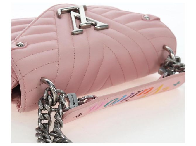 LOUIS VUITTON New Wave Chain Bag MM Borsa a Tracolla Rosa M51944 LV Auth 202180V - vista 14