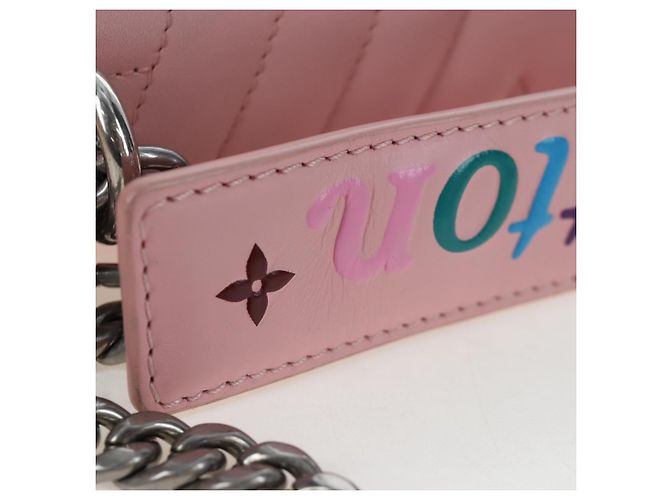 LOUIS VUITTON New Wave Chain Bag MM Borsa a Tracolla Rosa M51944 LV Auth 202180V - vista 15