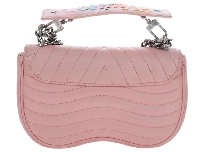 LOUIS VUITTON New Wave Chain Bag MM Borsa a Tracolla Rosa M51944 LV Auth 202180V - vista 2