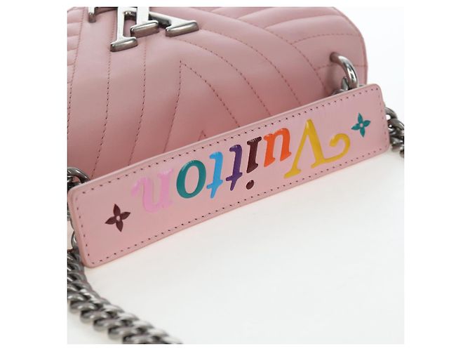 LOUIS VUITTON New Wave Chain Bag MM Borsa a Tracolla Rosa M51944 LV Auth 202180V - vista 6