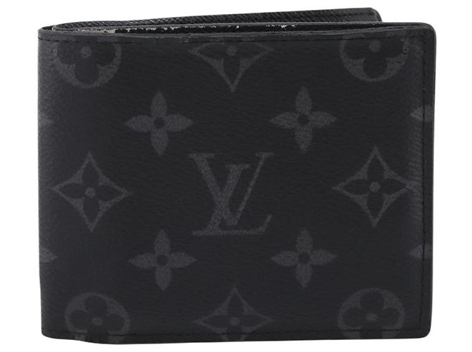LOUIS VUITTON Monogram Eclipse Portefeuille Marco NM M62545 LV Auth 202834 Monograma - vista 13
