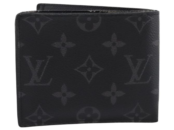 LOUIS VUITTON Monogram Eclipse Portefeuille Marco NM M62545 LV Auth 202834 Monograma - vista 2
