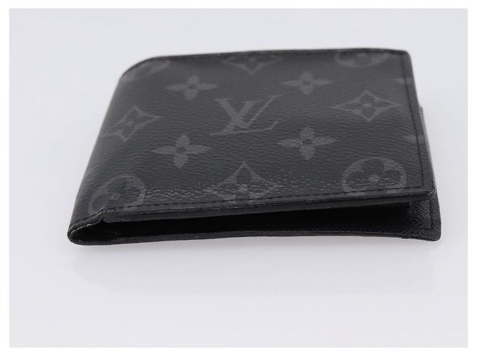 LOUIS VUITTON Monogram Eclipse Portefeuille Marco NM M62545 LV Auth 202834 Monograma - vista 6
