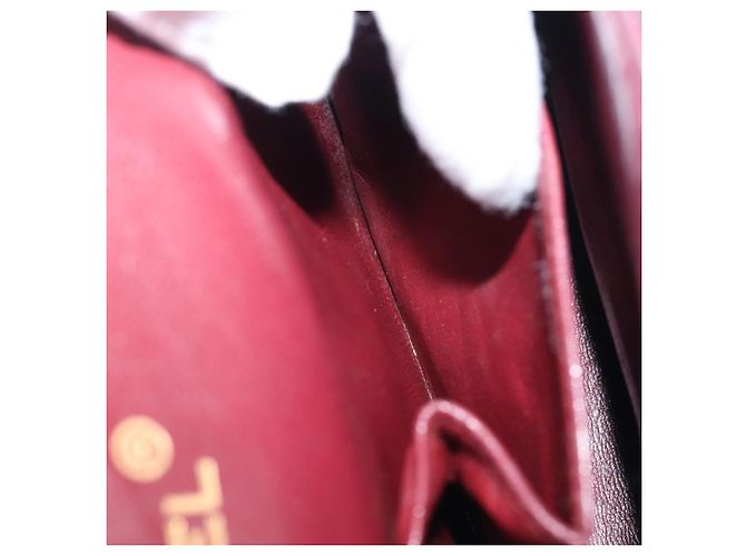 Borsa a tracolla CHANEL Chain Matelasse 23 in pelle d'agnello nera e oro CC Auth 200454SAM Nero D'oro - vista 22