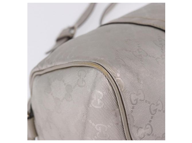 Borsa GUCCI GG Implementation PVC Leather 2way Silver 203696 Auth ka6110A Argento - vista 16