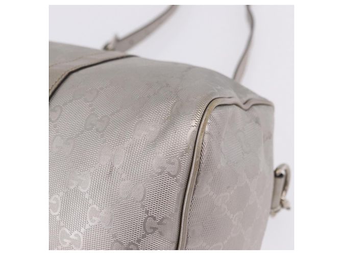 Borsa GUCCI GG Implementation PVC Leather 2way Silver 203696 Auth ka6110A Argento - vista 17