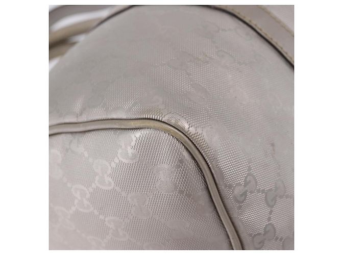 Borsa GUCCI GG Implementation PVC Leather 2way Silver 203696 Auth ka6110A Argento - vista 18