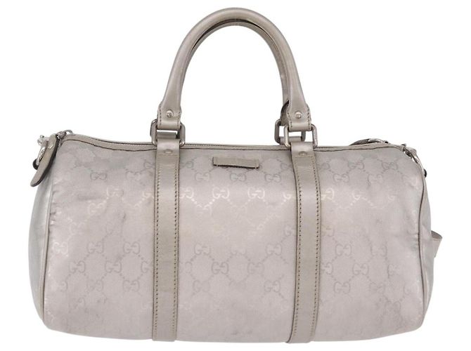 Borsa GUCCI GG Implementation PVC Leather 2way Silver 203696 Auth ka6110A Argento - vista 2