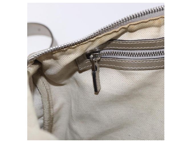 Borsa GUCCI GG Implementation PVC Leather 2way Silver 203696 Auth ka6110A Argento - vista 26