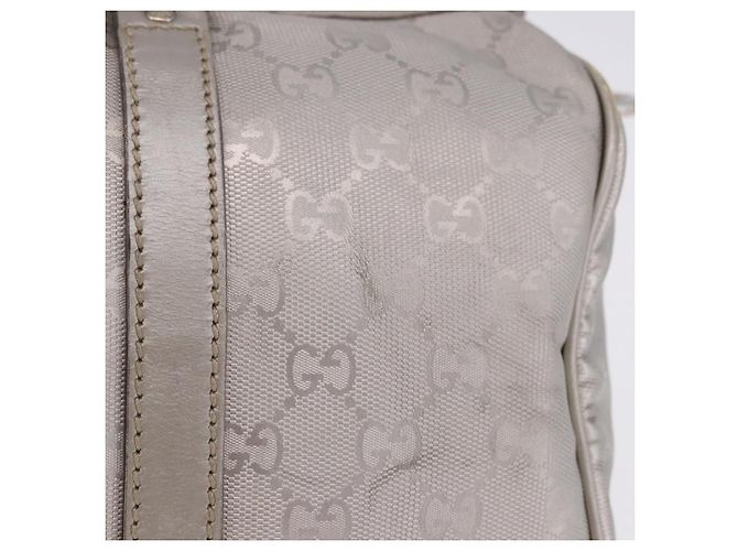 Borsa GUCCI GG Implementation PVC Leather 2way Silver 203696 Auth ka6110A Argento - vista 4