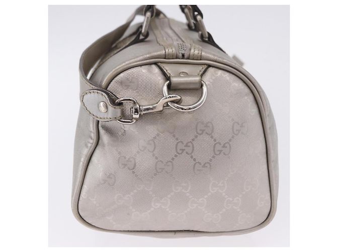 Borsa GUCCI GG Implementation PVC Leather 2way Silver 203696 Auth ka6110A Argento - vista 5