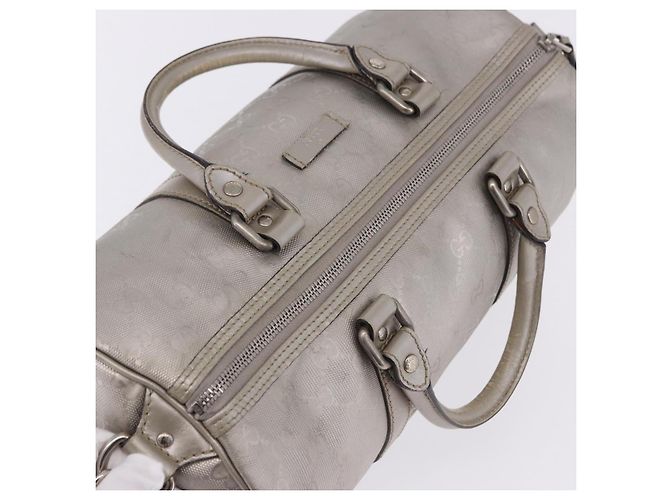 Borsa GUCCI GG Implementation PVC Leather 2way Silver 203696 Auth ka6110A Argento - vista 7
