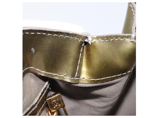 Borsa a mano LOUIS VUITTON Monogram Vernis Wilshire PM Veil bronze LV Auth 202838 - vista 12