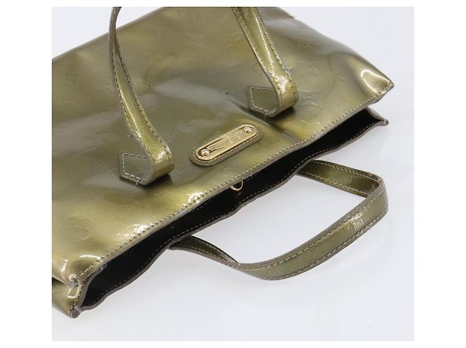 Borsa a mano LOUIS VUITTON Monogram Vernis Wilshire PM Veil bronze LV Auth 202838 - vista 14