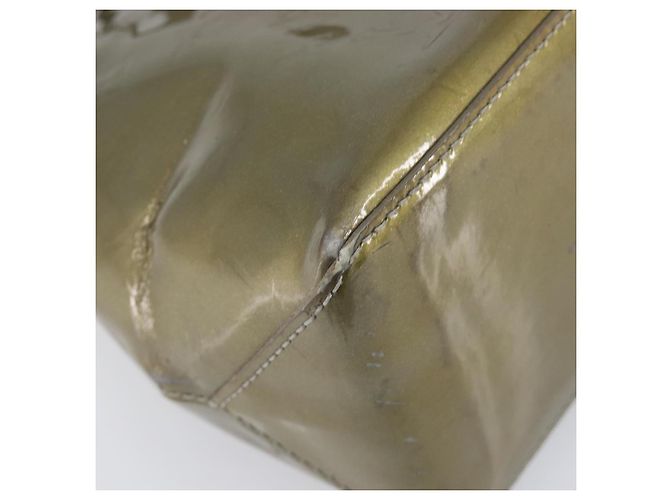 Borsa a mano LOUIS VUITTON Monogram Vernis Wilshire PM Veil bronze LV Auth 202838 - vista 16