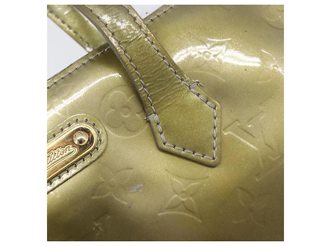 Borsa a mano LOUIS VUITTON Monogram Vernis Wilshire PM Veil bronze LV Auth 202838 - vista 19