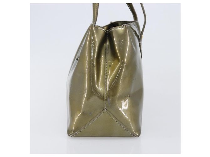 Borsa a mano LOUIS VUITTON Monogram Vernis Wilshire PM Veil bronze LV Auth 202838 - vista 4