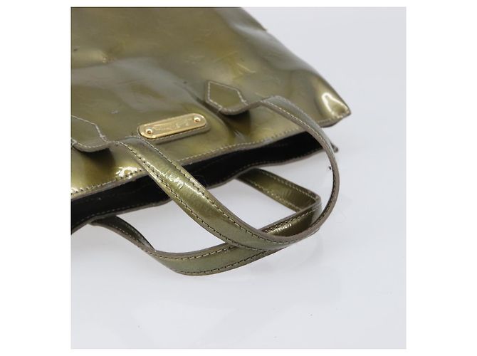 Borsa a mano LOUIS VUITTON Monogram Vernis Wilshire PM Veil bronze LV Auth 202838 - vista 7