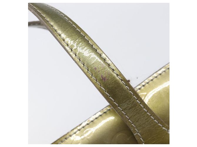 Borsa a mano LOUIS VUITTON Monogram Vernis Wilshire PM Veil bronze LV Auth 202838 - vista 9