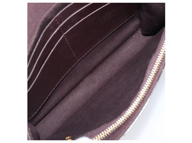 LOUIS VUITTON Monogram Vernis Bel Ale Shoulder Bag Amarante M93613 Auth 202014 Bordò - vista 10