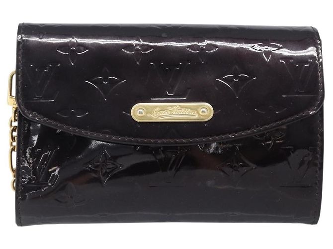 LOUIS VUITTON Monogram Vernis Bel Ale Shoulder Bag Amarante M93613 Auth 202014 Bordò - vista 13
