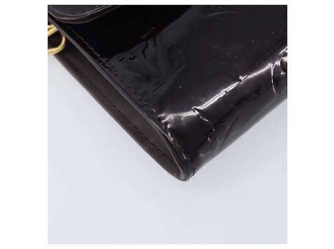 LOUIS VUITTON Monogram Vernis Bel Ale Shoulder Bag Amarante M93613 Auth 202014 Bordò - vista 16