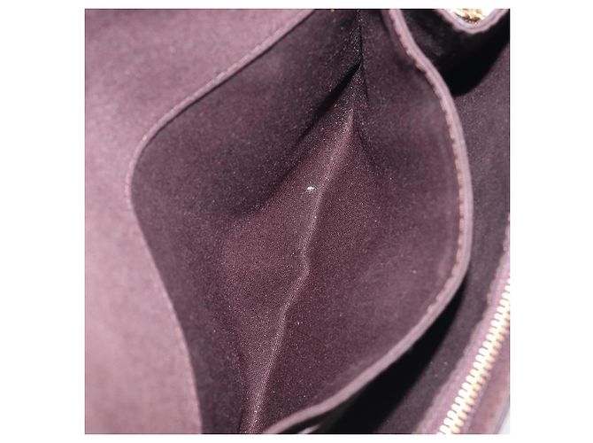 LOUIS VUITTON Monogram Vernis Bel Ale Shoulder Bag Amarante M93613 Auth 202014 Bordò - vista 23