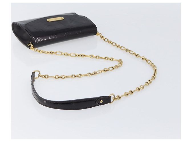 LOUIS VUITTON Monogram Vernis Bel Ale Shoulder Bag Amarante M93613 Auth 202014 Bordò - vista 7