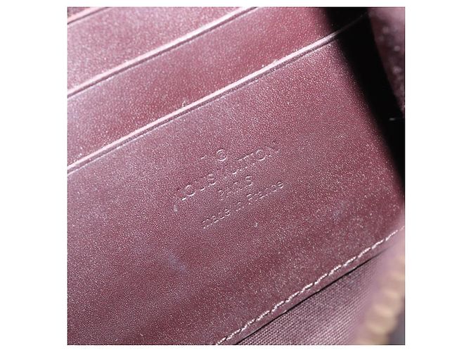 LOUIS VUITTON Monogram Vernis Bel Ale Shoulder Bag Amarante M93613 Auth 202014 Bordò - vista 9