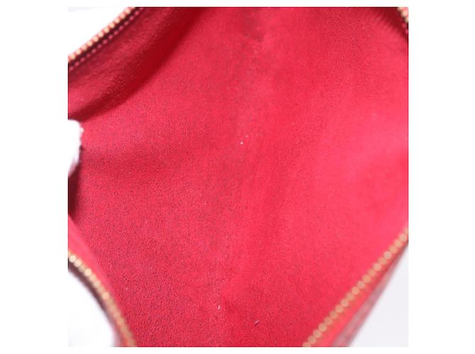 LOUIS VUITTON Epi Pochette Accessoires Pouch Red M52947 LV Auth 203038A Roja - vista 11