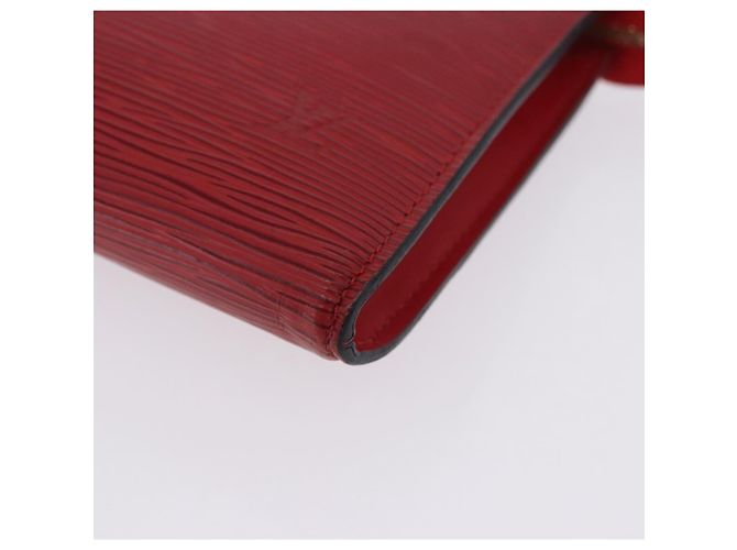 LOUIS VUITTON Epi Pochette Accessoires Pouch Red M52947 LV Auth 203038A Roja - vista 14
