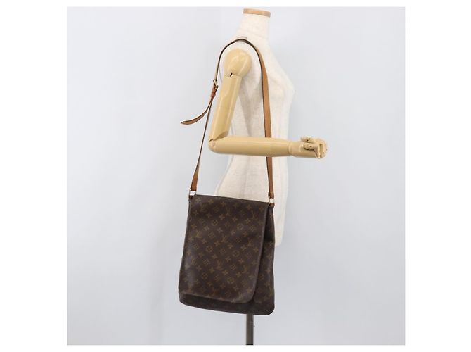 Borsa a tracolla LOUIS VUITTON Monogram Musette M51256 LV Auth 200673 Monogramma - vista 25